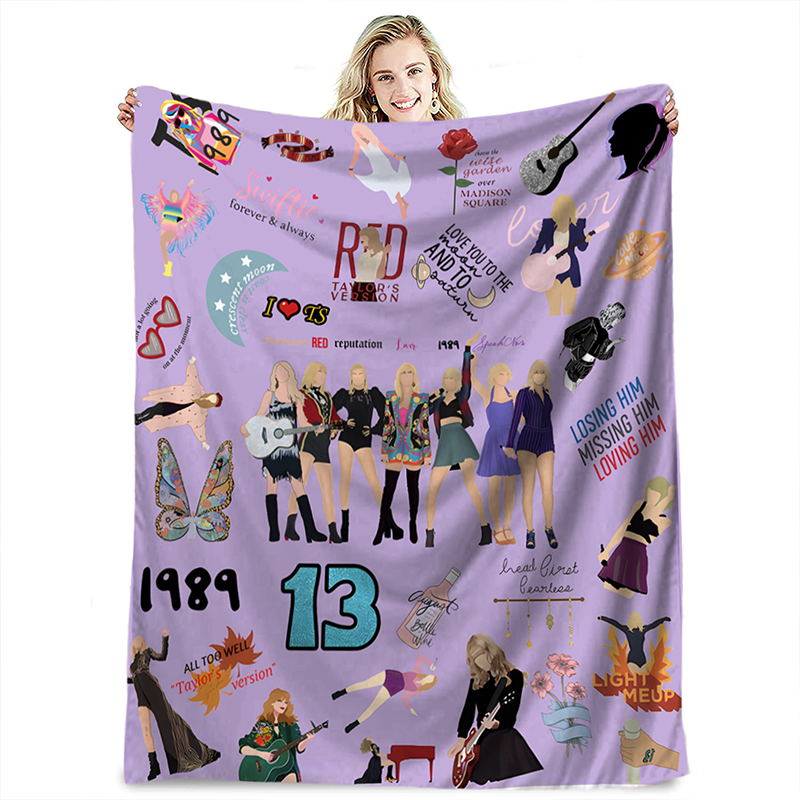 Swiftmas Nap Blanket for Home Office Travel