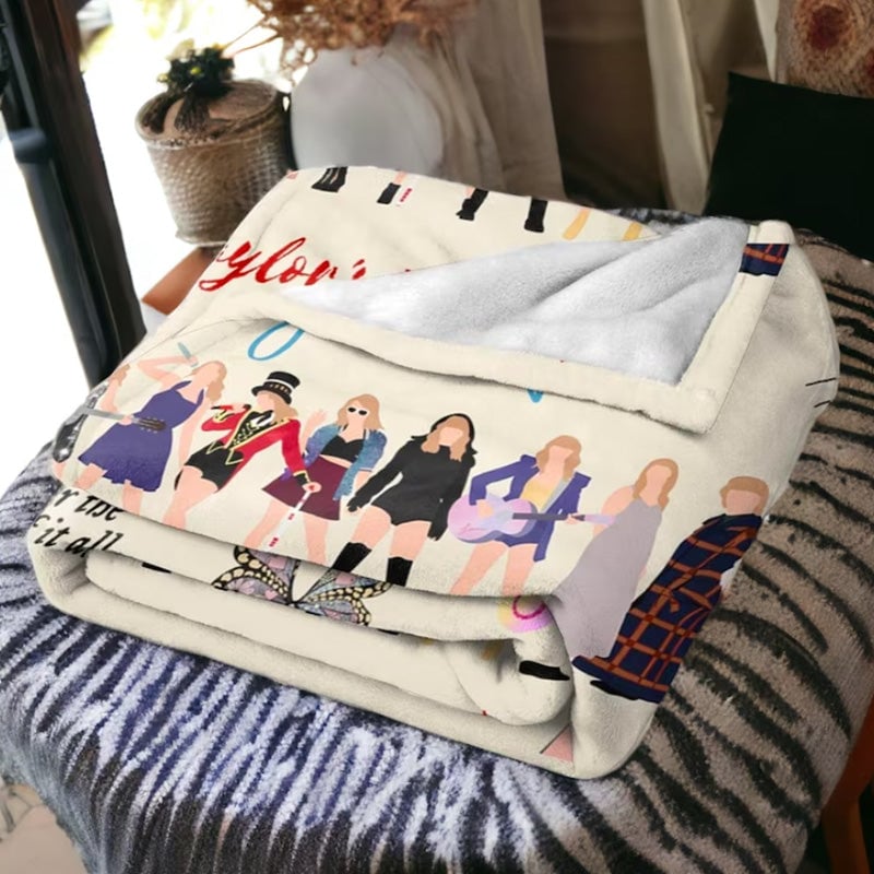 Swiftmas Nap Blanket for Home Office Travel