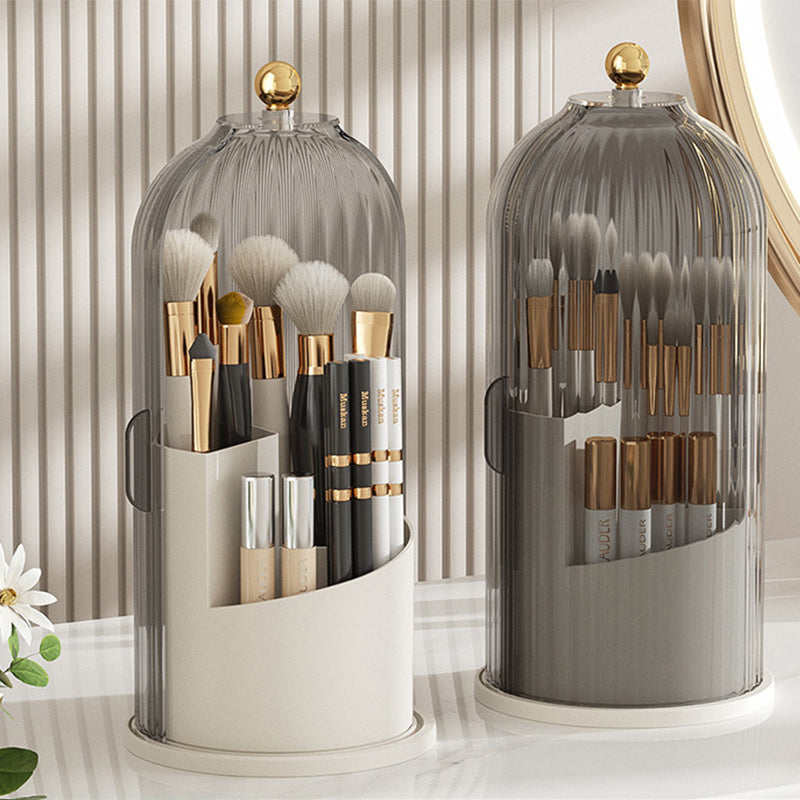 360° Rotating Makeup Brush Organizer Box