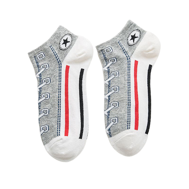 Cotton Deodorant Breathable Shallow Crew Socks