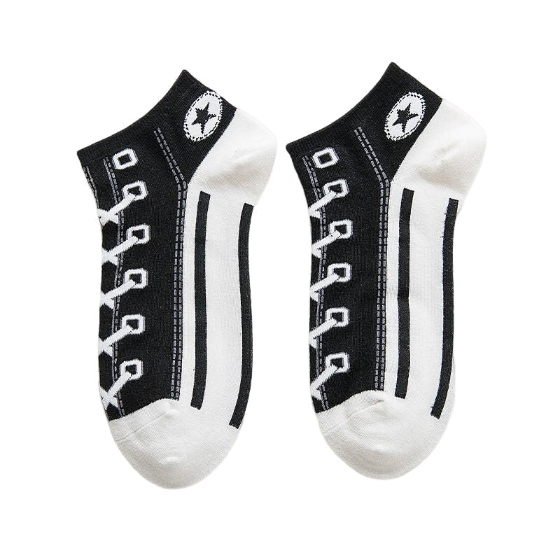 Cotton Deodorant Breathable Shallow Crew Socks