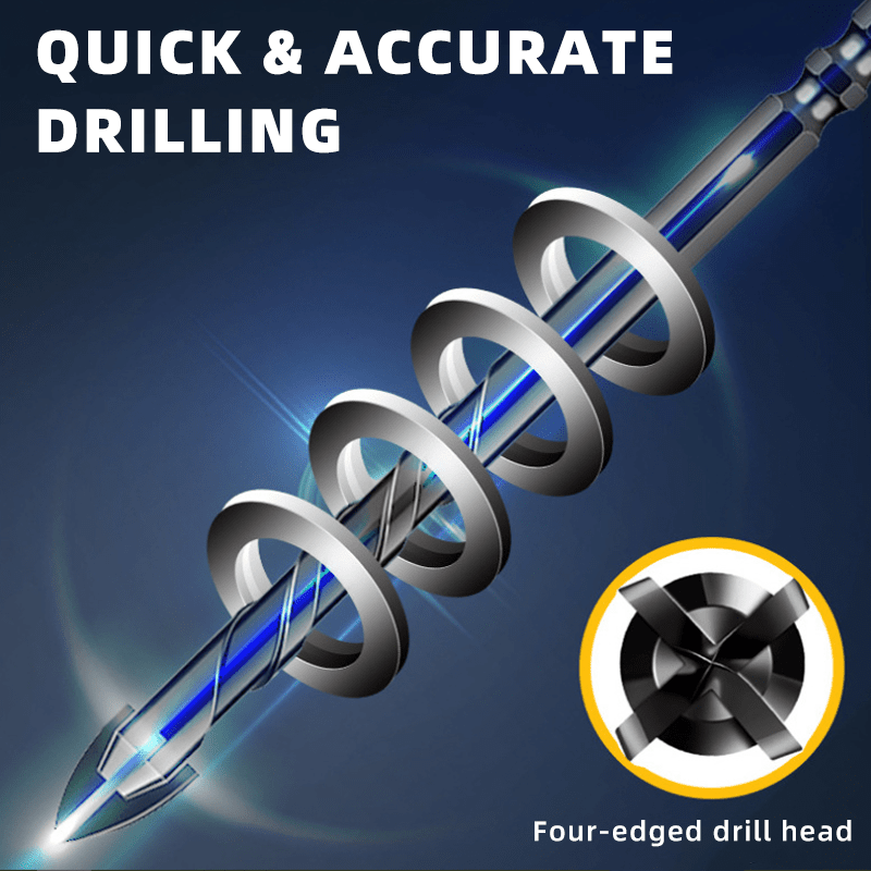 Hexagonal Shank Triangle Drill Set