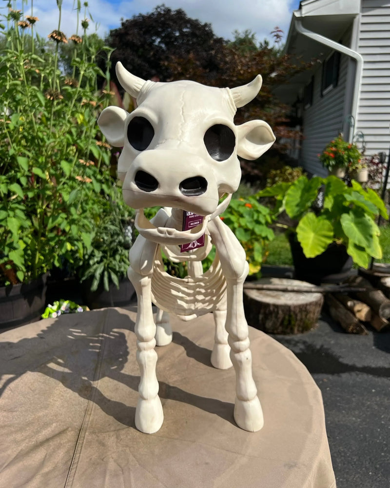 Cow Skeleton Halloween Decorative Prop