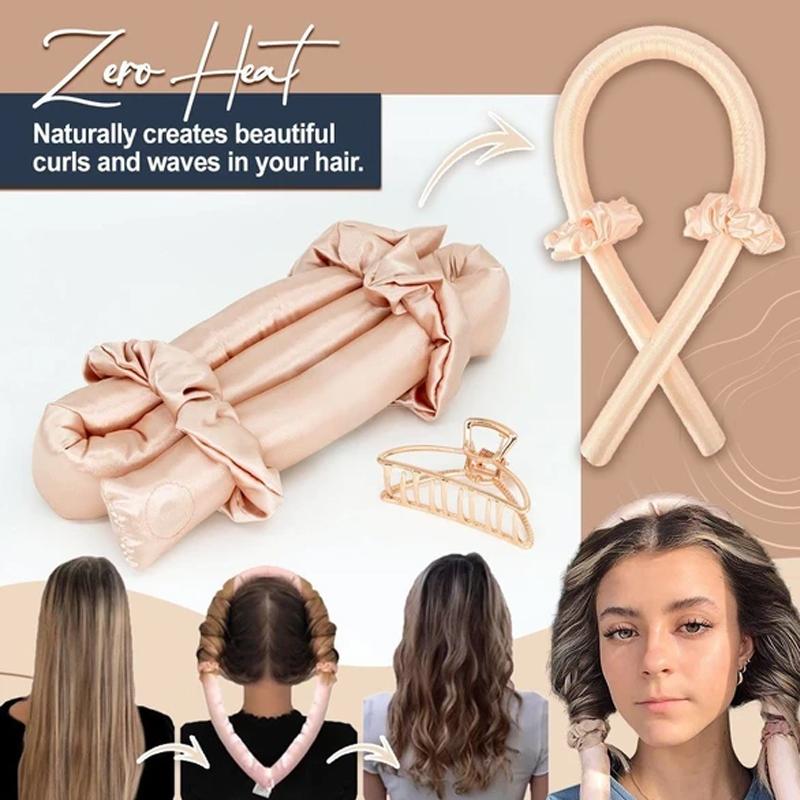 Heatless Hair Curling Wrap Kit