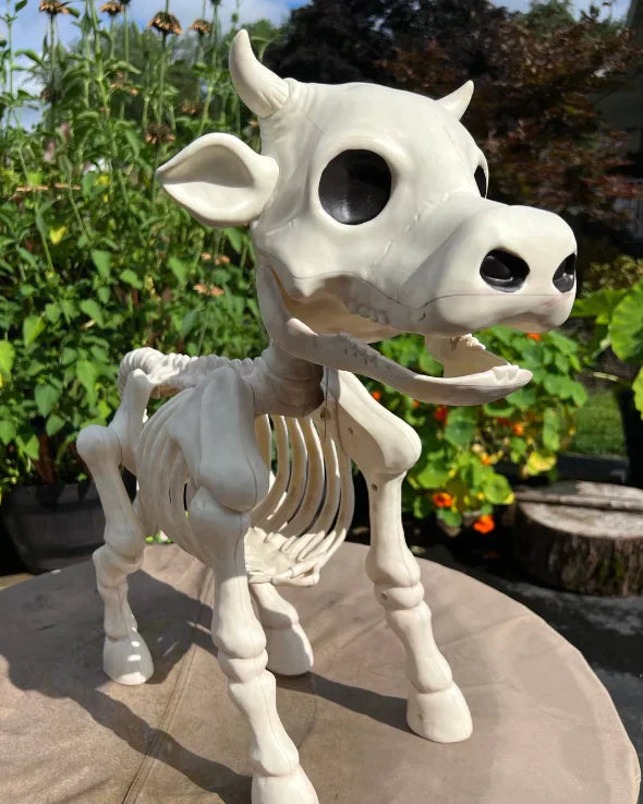 Cow Skeleton Halloween Decorative Prop