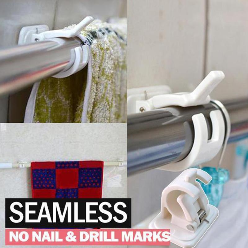 Pre-Sale Nail-free Adjustable Rod Bracket Holders (2pcs)