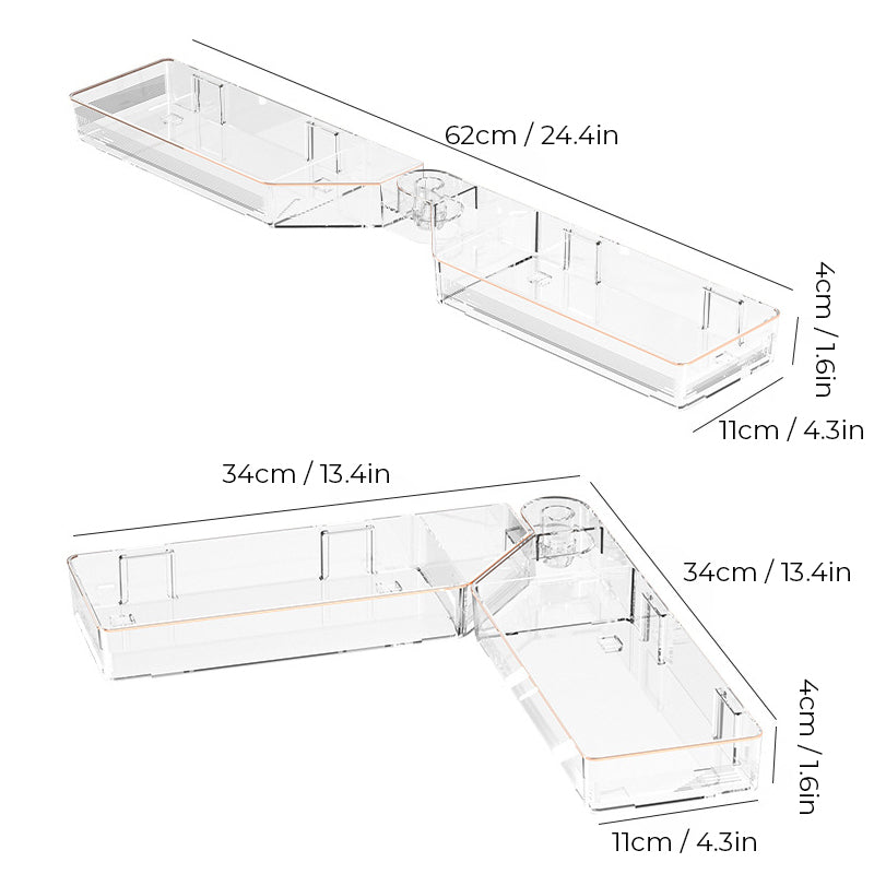 Wall-Mounted No-Punching Corner Shelf