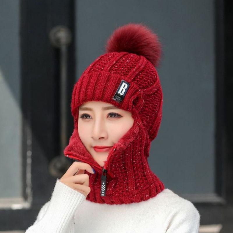 Winter Siamese Windproof Hat