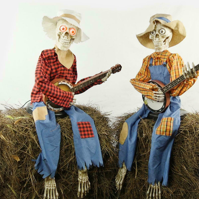 Funny Animated Dueling Banjo Skeletons