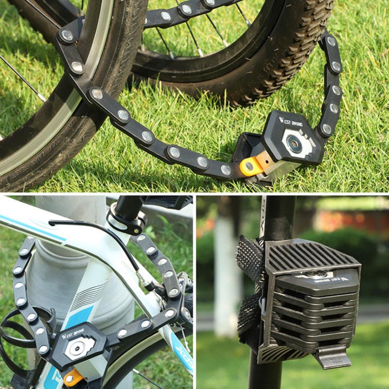 Strong Security Foldable Bike Lock for Cycling