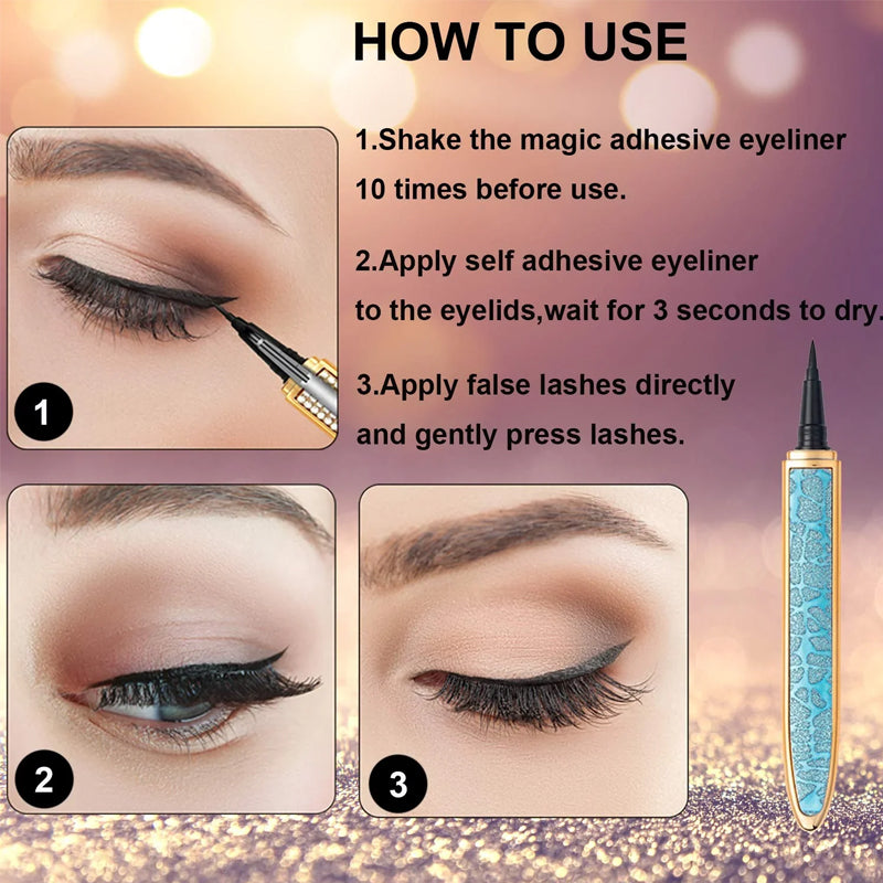 Self-adhesive Long Lasting Eyeliner Eyelash Glue Pencil