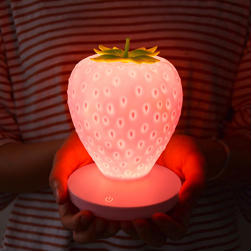 Strawberry Night Light Soft Silicone Table Lamp