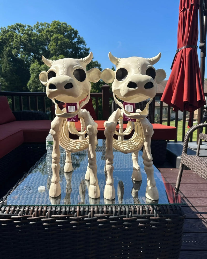 Cow Skeleton Halloween Decorative Prop