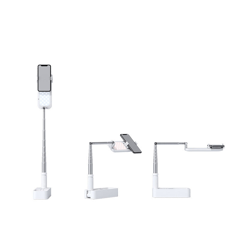 Multi-angle Phone Stand With Light For Cotent Creation