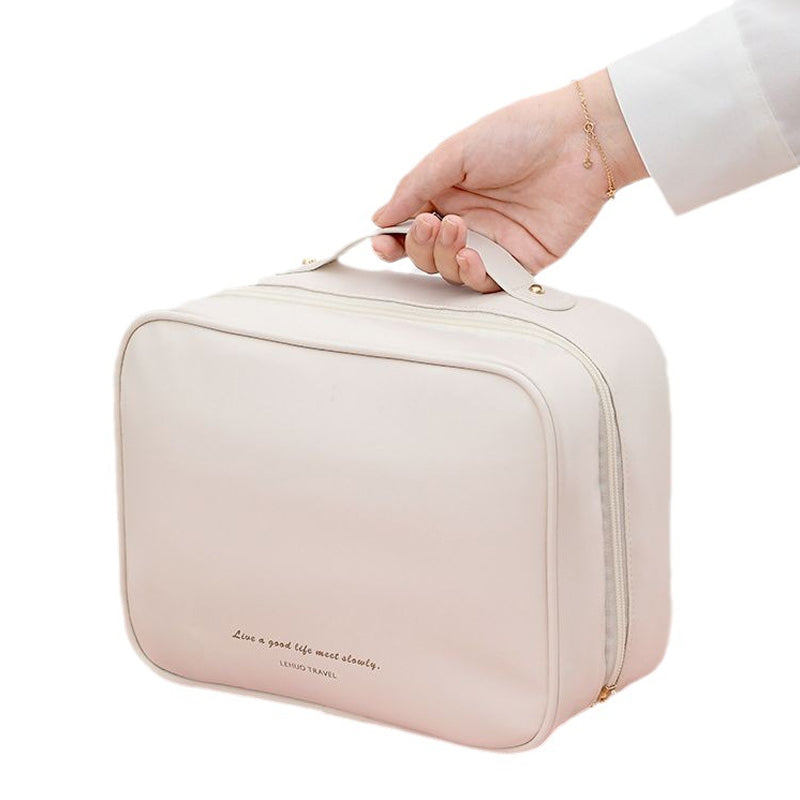 Multi-Compartment Toiletry Cosmetics Bag